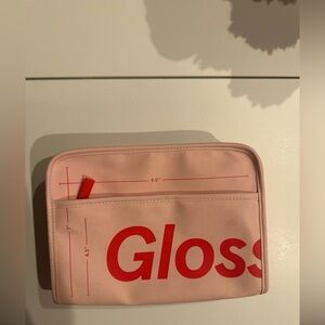 Glossier make up travel bag